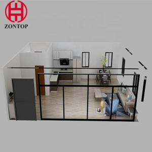 China Zontop  Luxury 40 Feet Stackable Design 20ft 40ft Modular Shipping  Storage Container  House Home on sale