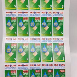 China Rectangular Household Essentials Labels CMYK Vinyl BOPP Removable Adhesive Labels wholesale