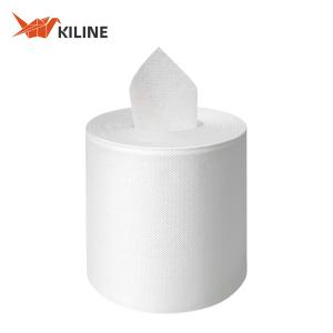 China 2 Ply Center Pull Paper Towel Roll White Kitchen Cleaning Paper 1.1kg/Roll wholesale