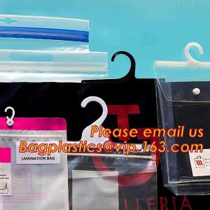 China HANGER HOOK BAGS,GARMENT BOTTON CLOSURE BAGS, EVA FROST DRAWSTRING BAGS, VINYL HANGER HOOK BAG GARMENT LAUNRY BAGS BAGEA wholesale