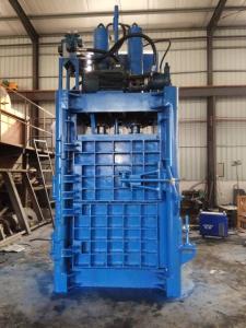 China Waste paper Cardboard Cloth Vertical Baler Machine Top Quality Vertical PET Bottle And Cans Baler Plastic Compactor Mach wholesale