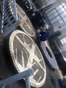 China Gr11 Gr12 Titanium Clad Plate Exchanger Tube Sheet In Chemical Field wholesale