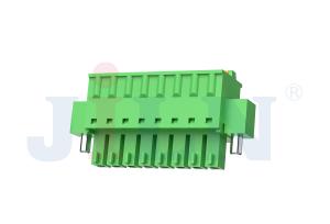 China Au Sn 6 Pos Pluggable Terminal Blocks 3.81mm Pitch Plug M4.0 Steel wholesale
