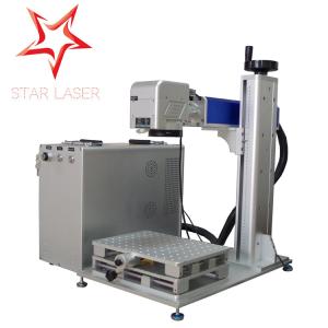 China Animal Ear Tag Mini Laser Marker , Bulb Cable Automatic Laser Marking Machine wholesale