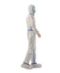 Type5/6 Disposable Protective Coveralls Uniform Non Sterile Good Air Permeabilit