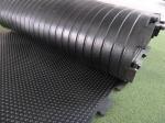 Customized Size Cattle Rubber Flooring Sheets , Black Livestock Stall Mats