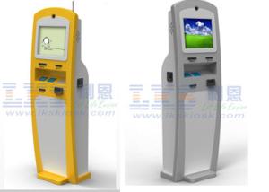 China Freestanding Tnformation Check in Hotel Kiosk Terminal , Tourism Kiosk Touch Screen wholesale