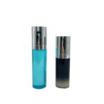 Acrylic Cosmetic Pump Bottle 15ml Gradual Discoloration ABS Leak proof For