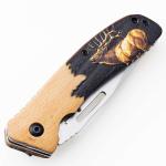 Engraving Forester Metal Dagger Knife 200mm High Carbon Steel