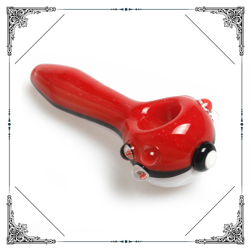 4.7 Inches Tobacco Hand Spoon Pipe American Color Rod PokeBall