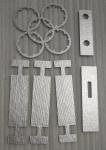 Thermal Electrical Insulation Mica Washers Vibration Dampening Materials for EV