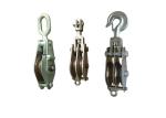 Hook Type Lifting Tackle Iron Wheel Hoisting Block