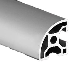 China 45 Degree 6063 T Slot Aluminium Extrusion Profile Arc Two Opposite Sides wholesale