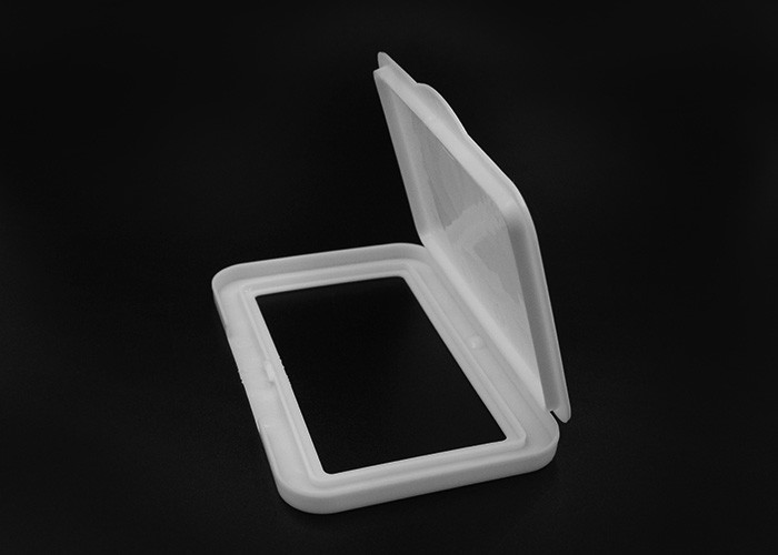 Rectangle Shape Smooth 99mm Wet Wipe Pail Flip Top Cap
