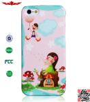 Hot Selling 100% Qualify Colorful Fashion TPU Cover Cases For Iphone 5 5S Soft