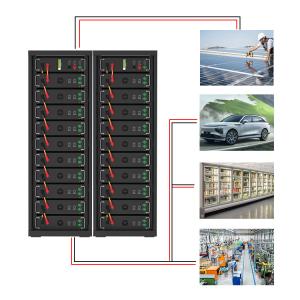 China High Voltage 15kwh-750kwh Lithium Iron Battery Pack Lifepo4 51.2v 100Ah Rack Mounted Battery Lithium Ion Battery wholesale