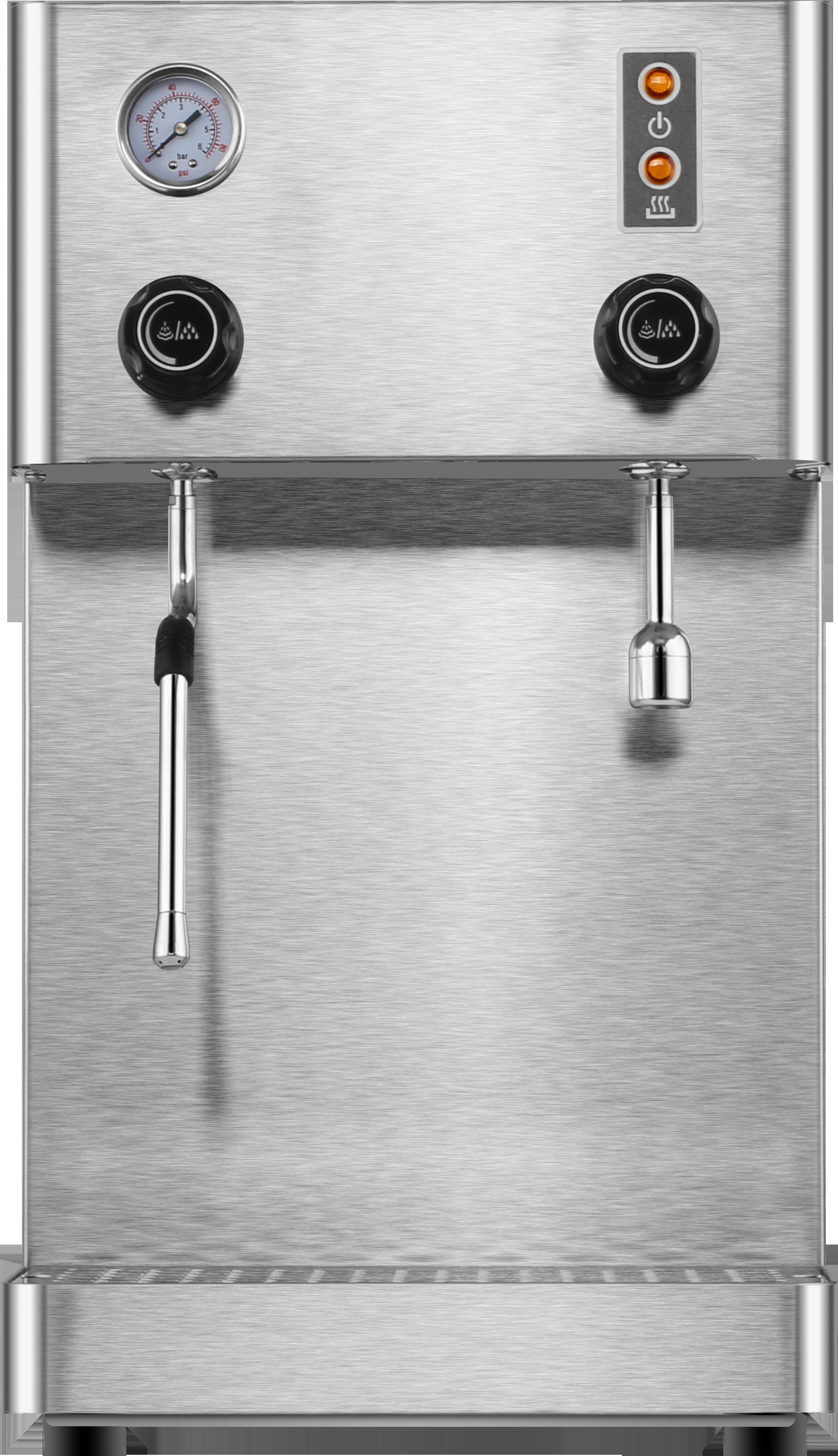 2.5bar Professional Milk Frother , Commercial Milk Steamer Machine With Gauge