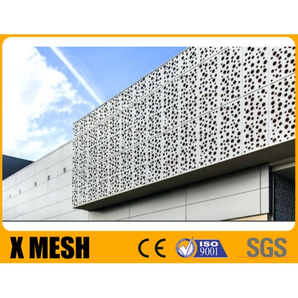A36 Steel Square Decorative Perforated Metal Screen 2000mm