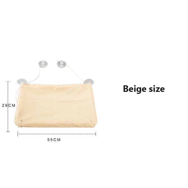 High Load Capacity Cooling Pet Mat Cushion Sucker Hanging Window Cat Hammock