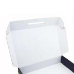 Protective Matte Black Corrugated Shipping Boxes with Lid UV Coating