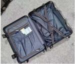 High Quality Handle Luggage Suitcase ABS+PC Luggage 3 Piece Sets With Logo