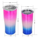 30oz Double Wall Tumbler With Flip Top Lid Straw And Cleaning Brush