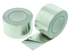 China 20N / 25mm Adhesion To Steel Aluminum Foil Shielding Tape For Vapor Barrier on sale