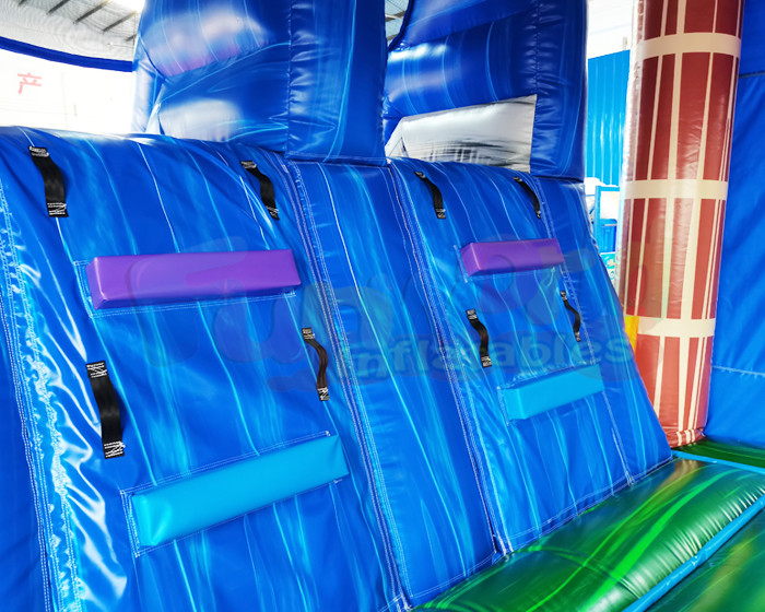 OEM Inflatable Bounce House Slide Combo Palm Tree Bouncy Castle