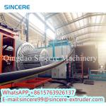 PE HDPE Hollow Wall Spiral Pipe Fabrication Machinery