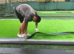 50mm Stem Shape Artificial Football Pitches With Disease Resistance