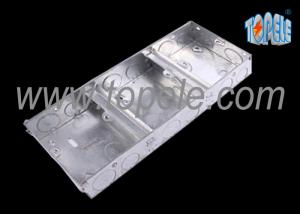 Electrical Metallic Ceiling Outlet Box Covers 1 + 1 + 1 Gang Conduit