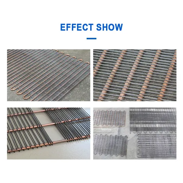 High Speed PLC Control Automatic Wire Tube Condenser Production Line Machine and Welding Bending Machine