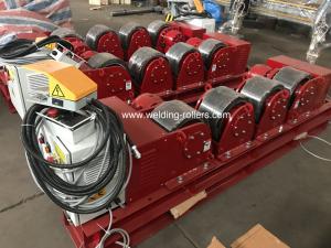China 50 Ton Conventional Welding Rotator For Pipe Butt Lead Screw With PU Wheels on sale
