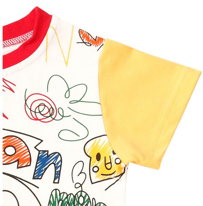 Latest Design Graffiti Shirts Organic Cotton Kids T Shirt Custom
