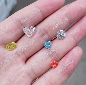 China IGI Certified cvd synthetic diamonds cvd tool jewelry design lab made diamonds earing necklace wholesale