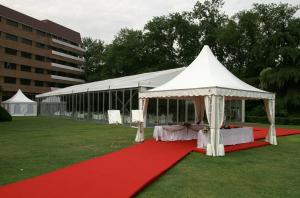 China Aluminum Frame 6m Pagoda Party Tent , Custom Marquee Wedding Tent wholesale