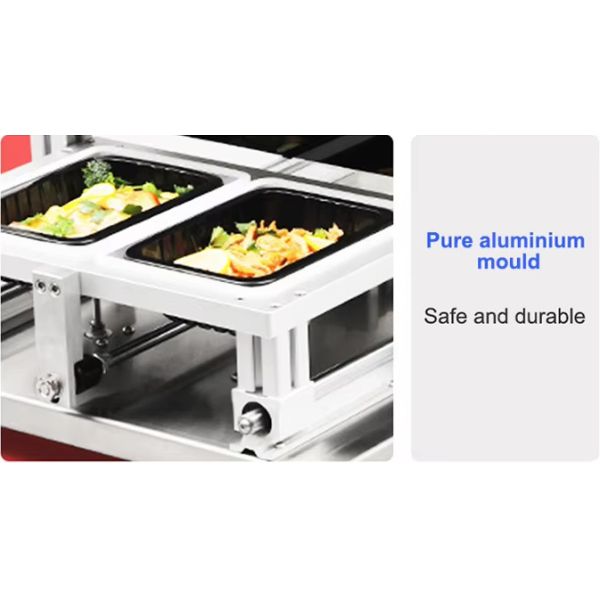 CE Certified Food Tray Sealing Machine Manual Heat Tray Sealer Packaging Wrapping Machines