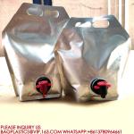 1l 2l 3l 4l 5l Stand Up Liquid Wine Foil Bag In Box Aseptic Dispenser Butterfly