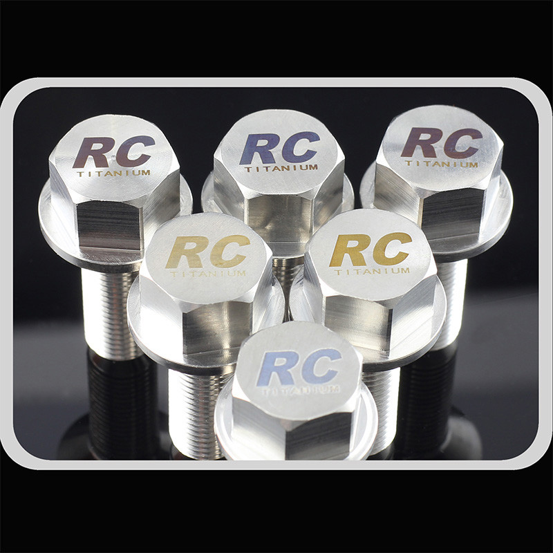 Gold Titanium Wheel Bolts Shank 26mm For BMW F/G Chassis & Mini