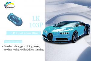 China 1K Frost snow Blue Gloss Acrylic Solid Colours Auto Paint for Used Car Body Repair wholesale