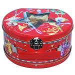 Empty Round Child Resistant Metal Tin Container For Medical Package