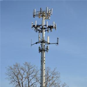 China Hot Dip Galvanized Telecom Mast Tower Monopole 30 Meter Q345B/A572 Material wholesale
