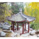 Antique Chinese Style Pavilion Gazebo Outdoor Garden Insectproof