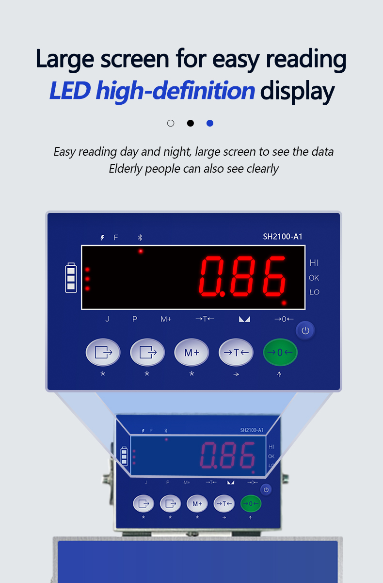 SOHE A1 Portable Bluetooth Scale 30kg Capacity 260*350mm Platform Size