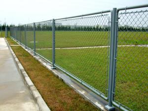China PVC Coated Black Galvanized Fence Garden 6 Foot Galvanized Fence on sale