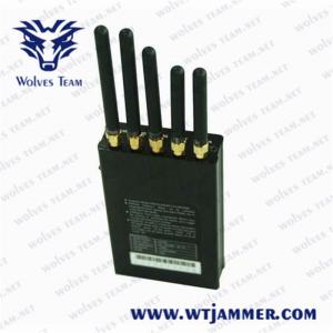 China 8 Meters GPS WiFi 5 Antenna Portable Signal Jammer wholesale