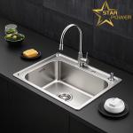 304 Stainless Steel Single And Double Sink Integrated Molding Thickening And