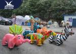 Coin Operated Motorized Animal Scooters Shopping Mall Decoration Dinosaur Bones