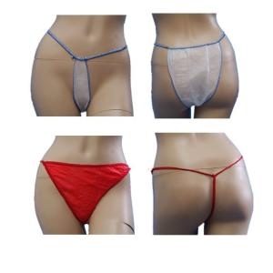 China Pp / Sms Material Disposable SPA Products T Back Underwear For Sanua Room wholesale