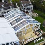 Outdoor Party Clear Wedding Marquee Tent PVC Fabric 15x20 SGS Certification